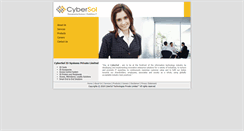 Desktop Screenshot of cybersol.in