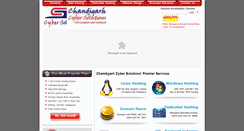 Desktop Screenshot of cybersol.co.in